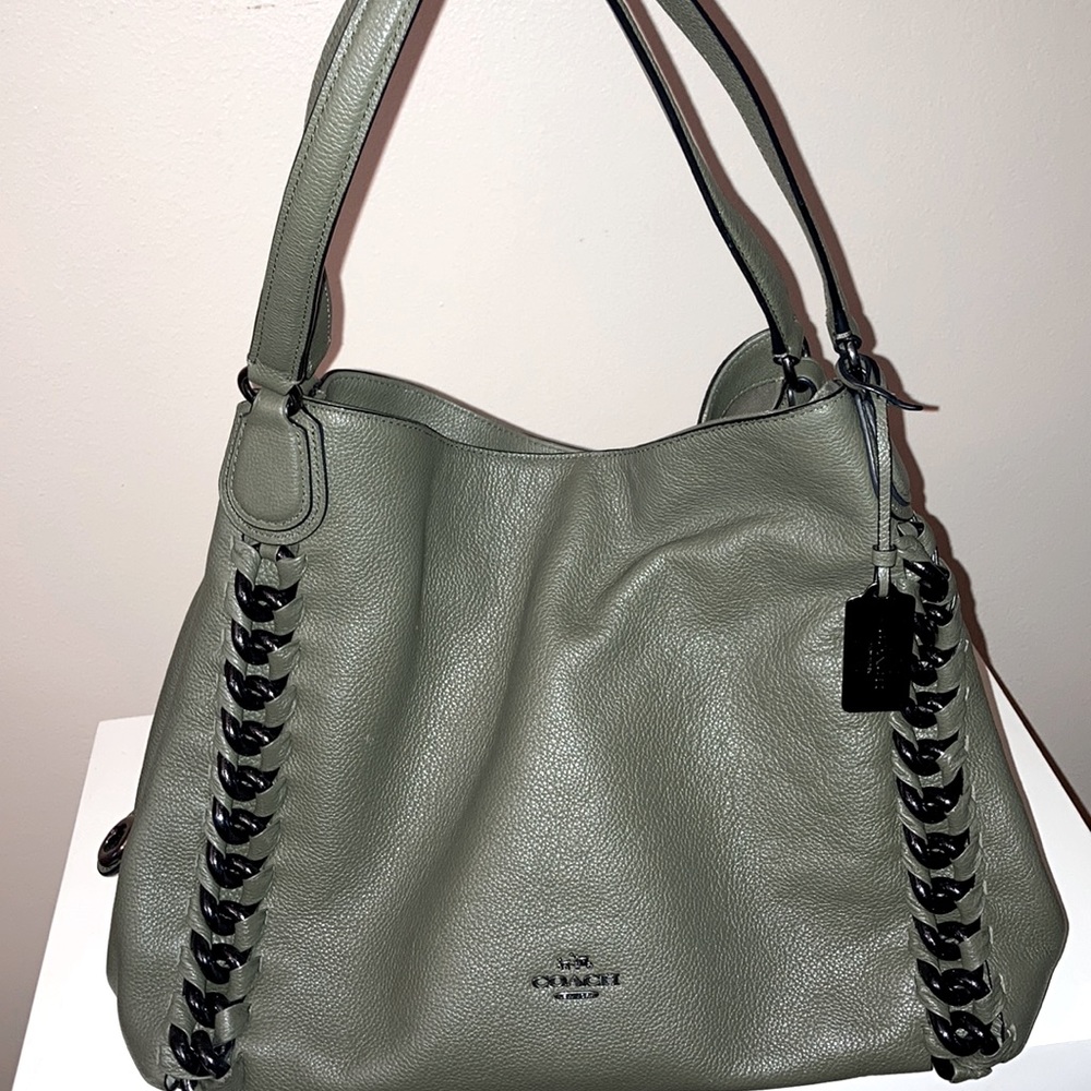 Coach Leather Shoulder Bag